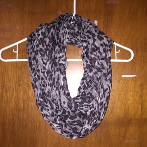 Cheetah print infinity scarf